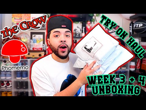 Supreme FW21 Week 3 & 4 UNBOXING | The Crow Tees + Phomemo Printer REVIEW