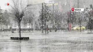 Düzce’de Kuvvetli Kar Yağışı Uyarısı