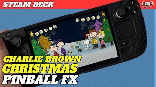 A Charlie Brown Christmas Pinball FX Table on Steam Deck