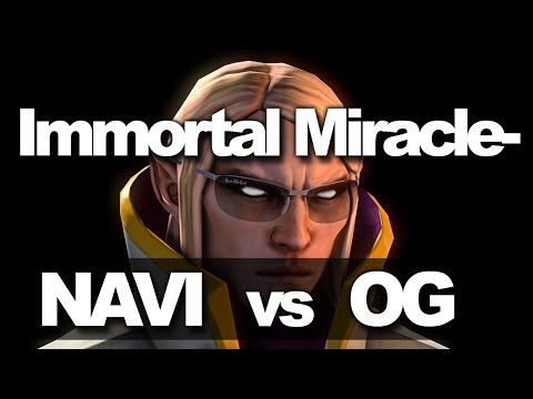 OG Vs NAVI - Immortal Miracle- 17-0