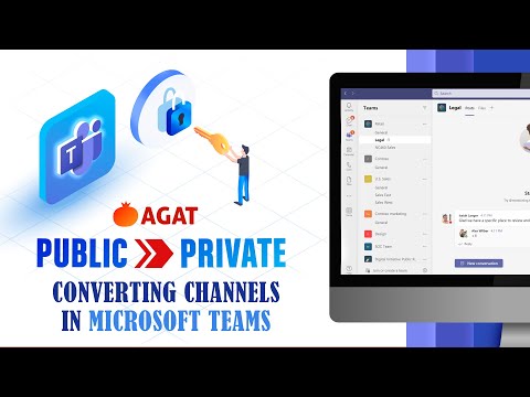 Convert public channels to private in Microsoft Teams