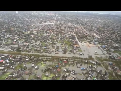 The Red Cross says that as much as 90 percent of Mozambique's central port city of Beira has been damaged or destroyed by tropical Cyclone Idai. (March 18)