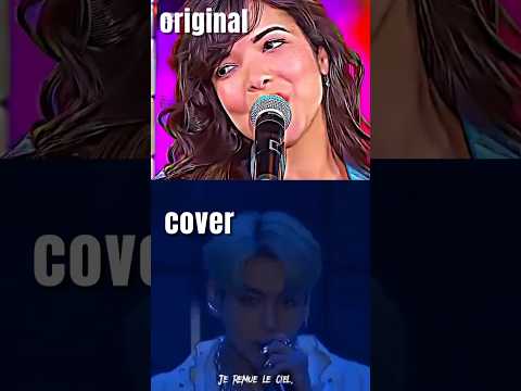 indila vs Jungkook 🔥💜 derniere Jungkook cover vs original which one is best #bts #indila #jungkook