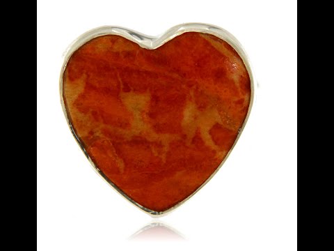 Inel Argint 925 Coral Natural - Frumusete Oceanica