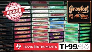 The 40 Greatest Texas Instruments TI-99 Games of All-Time - Member Exclusive