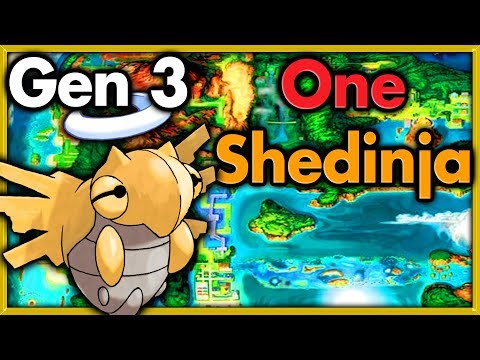 Can I Beat Pokemon Emerald with ONLY One Shedinja? 🔴 Pokemon Challenges ► NO ITEMS IN BATTLE
