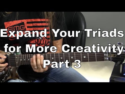 Getting Creative with Arpeggios Part 3 - Stacking Triads for More Creativity In Your Solos GZ