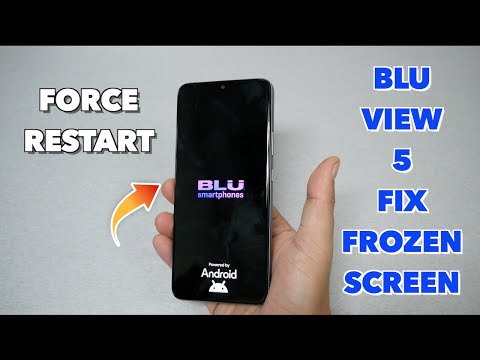 BLU View 5 How to Fix Frozen, Black Screen, (Force Restart)