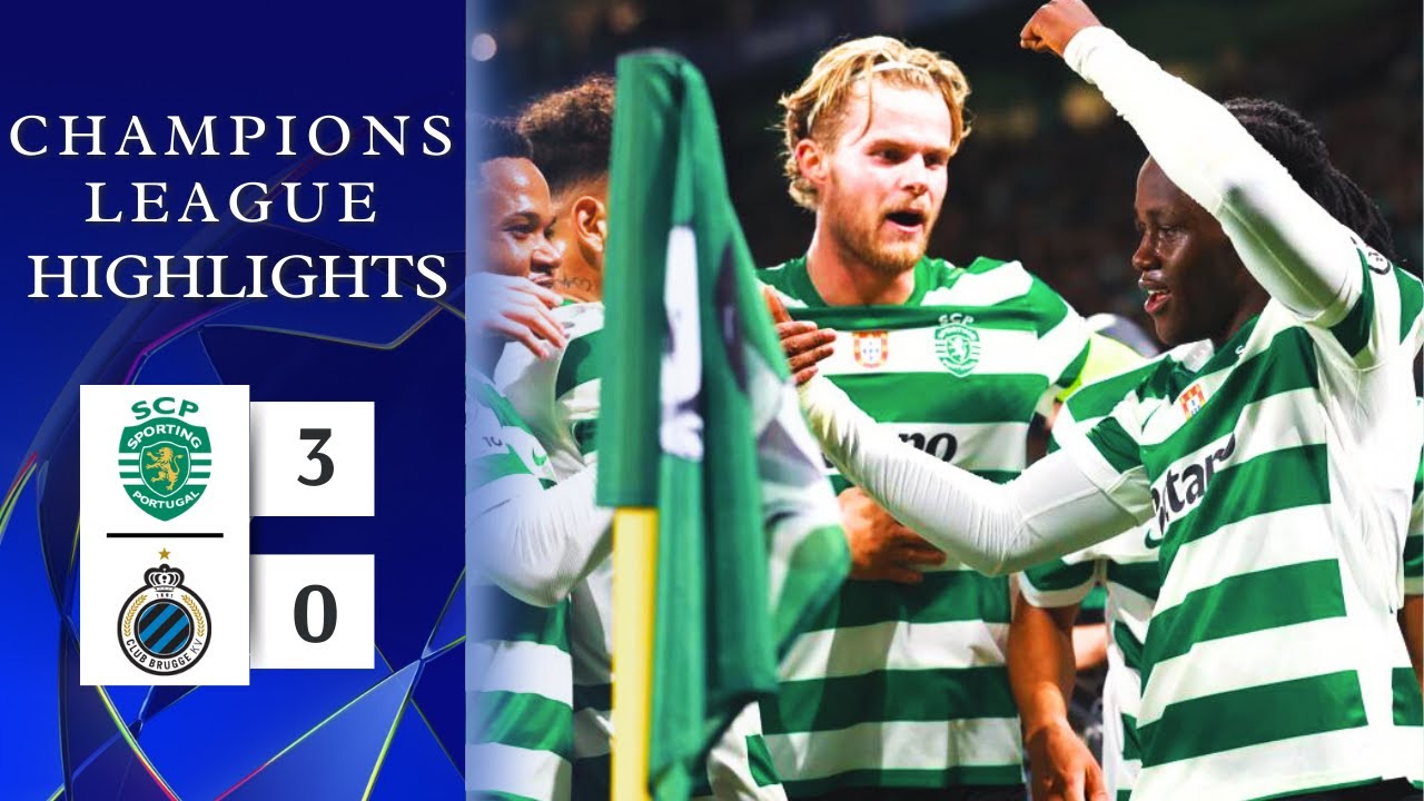 Sporting CP vs Club Brugge KV Goals and Key Moments Season 2025/2026