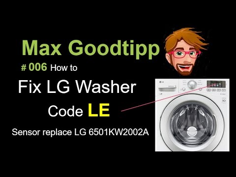LE error code Repair LG Washer 6501KW2002A or 6501KW2002J