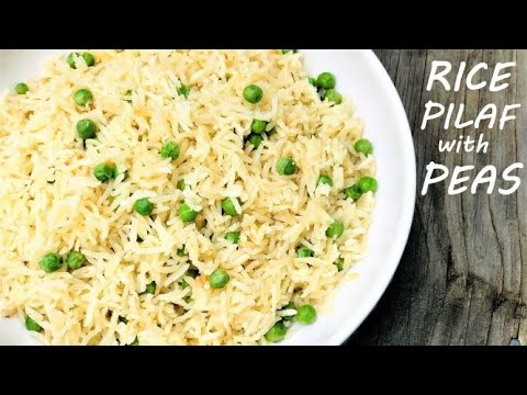 Easy Rice Pilaf with Peas | Perfect Rice Pilaf
