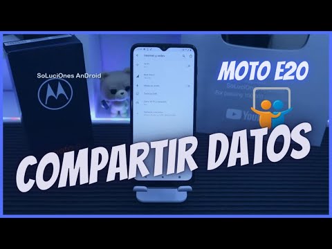 Como compartir los datos móviles con el Moto E20