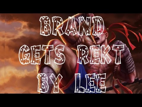 Lee sin vs Brand in a battle of skillshots results in a cool outplay. [High elo Lee Sin Outplay]