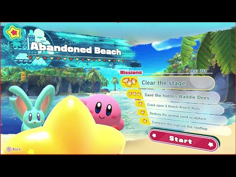 Kirby and the Forgotten Land – Everbay Coast – Abandoned Beach