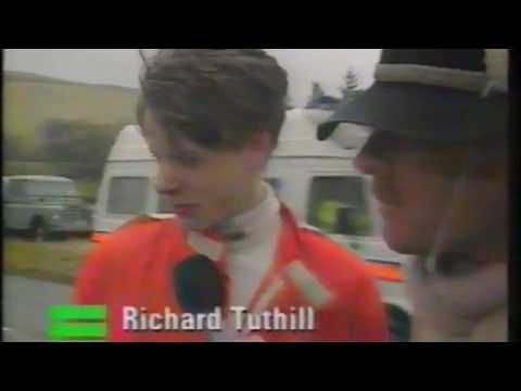 Richard Tuthill making his WRC Debut in 1992 in the Multicoloured VW Beetle