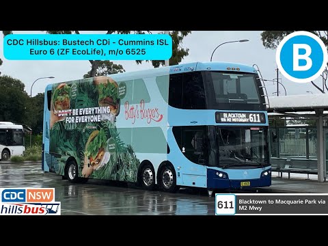 CDC Hillsbus: Bustech CDi - Cummins ISL Euro 6 (ZF EcoLife), m/o 6525