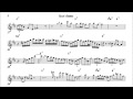 Charlie Parker Billie's Bounce Solo Transcription