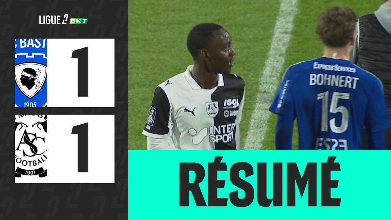 Bastia vs Amiens SC Highlights