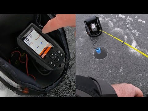 How to use the ICE FISHING FLASHER on the GARMIN STRIKER 4 SONAR (Explaining Fish Finder Symbols)