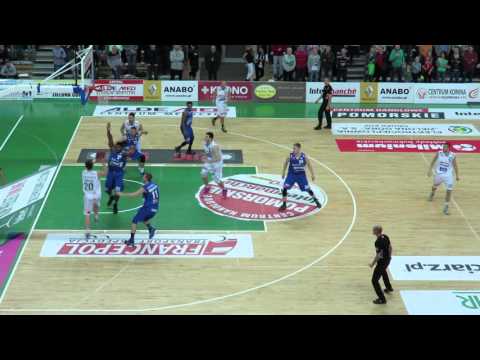 STELMET BC Zielona Góra - POLFARMEX Kutno 81:68 - Początek meczu "Djurisic" - 30.11.2015