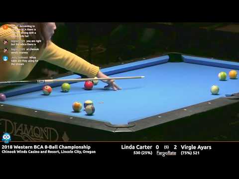 Linda Carter vs Virgle Ayars - Gold Singles