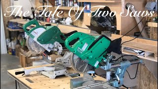 The best miter saws ever made, the Hitachi C10FS, C10FSB and C10FSH