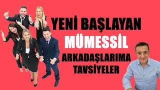 İlaç Mümessilinin İlk Ayı - Yeni Başlayan İlaç Mümessiline Tavsiyeler.