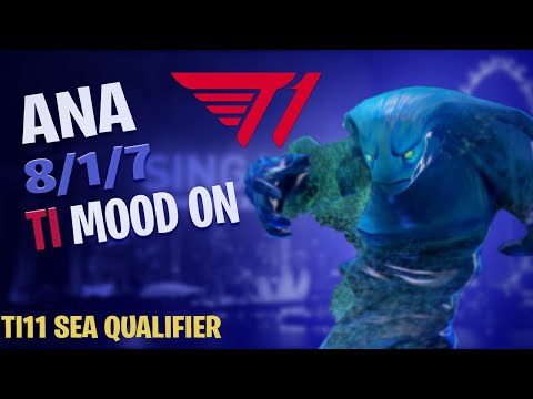 T1.ANA SEA TI QUALIFIER DEBUT. MORPHLING GAMEPLAY