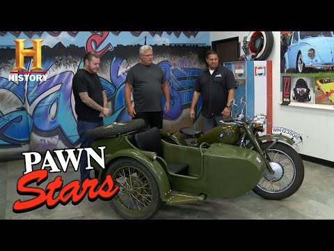 ポーン・スターズ。コーリーがBMWサイドカーバイクのオファーを断る｜歴史 (Pawn Stars: Corey Refuses to Make an Offer for a BMW Sidecar Motorcycle | History)