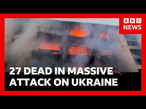 俄羅斯猛烈攻擊烏克蘭首都,至少25死、多人輕重傷!BBC新聞 (Massive Russian attack on Ukraine’s capital kills at least 25 and injures many more | BBC News)