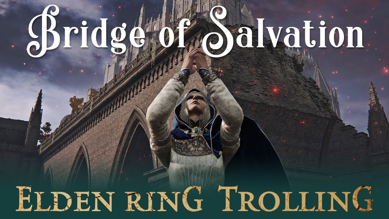Elden Ring Trolling: Tricking invaders to jump to their deaths...