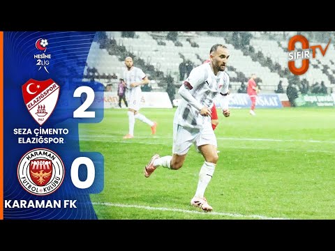 Seza Çimento Elazığspor 2 - 0 Karaman Futbol Kulübü