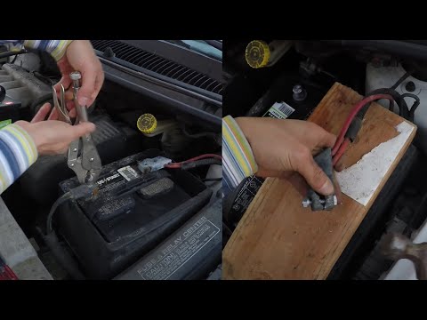 How To Remove A Badly Corroded Car Battery, Replace With New