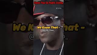 Flavor Flav On Public Enemy #flavorflav #publicenemy #oldschoolhiphop #oldschoolrap #rapshorts #rap