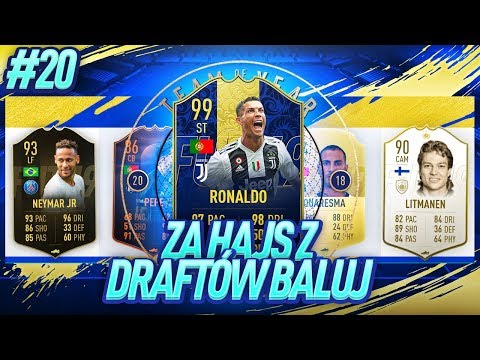 TRAFIŁEM GO! TESTUJEMY 99 CRISTIANO RONALDO TOTY!! / FIFA 19 ZA HAJS Z DRAFTÓW BALUJ [#20]