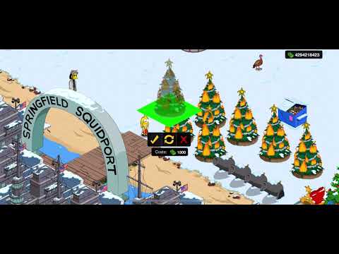 The Simpsons Springfield "Navidad royale 2020 #1 (Complejo movimientario + Lider)