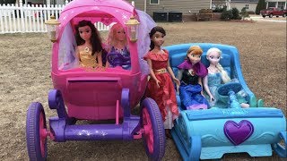 Disney Princess Party My Size Elena Carriage Frozen Ride-On Sleigh