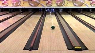 Spinning Bowling Ball Trick Shot!