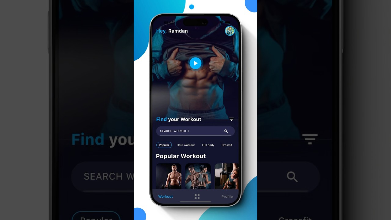 Flutter Fitness App 💪 Build a Clean Workout UI Fast! #flutterdev