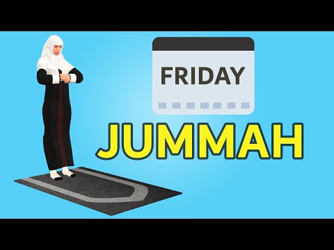 How to pray Jummah for woman (beginners) - Friday prayer - with Subtitle