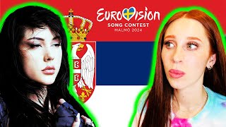 LET'S REACT TO SERBIA'S SONG FOR EUROVISION 2024 // TEYA DORA RAMONDA FULL REACTION