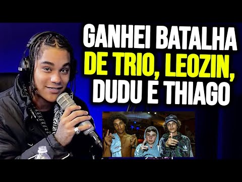 MELHOR BATALHA DE TRIO: DUDU, LEOZIN e THIAGO