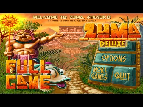 【Zuma Deluxe】Full Game (ALL Stages) Walkthrough