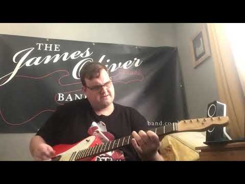 James Oliver help me/green onions electric blues guitar jam