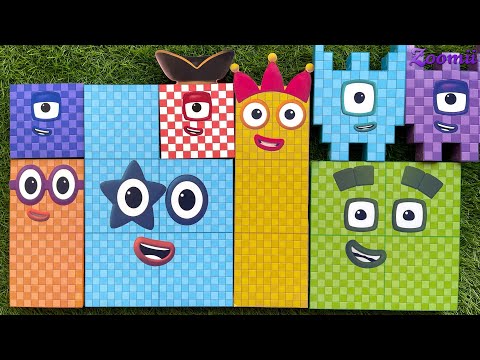 Looking for Numberblocks Puzzle Tetris NEW 100pirate Space ASMR - Numberblocks Satisfying Video #111