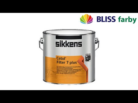Sikkens Cetol Filter 7 Plus – vrchná lazúra na drevo s UV filtrom