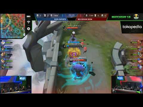 RRQ THE KING! GAME 1 MLBB EVOS VS RRQ -  TBOF IESPL