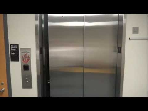 ThyssenKrupp Bottom Drive Traction Elevator @ Bio Medical Building UT Austin w Captainelevator42189