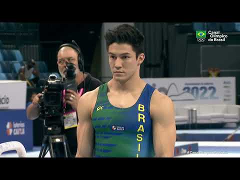 PAN DE GINÁSTICA ARTÍSTICA 2022 - Arthur Nory no cavalo com alças; Brasil é prata por equipe