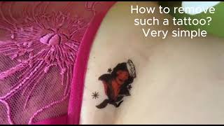 How to apply a temporary tattoo? How to remove a tattoo? It